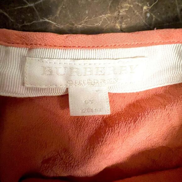 NWOT BURBERRY  children Wilton Pleated Lace Skirt size 6 - Picture 2 of 3